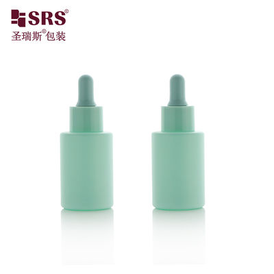 comprare Ingrosso Vernice personalizzata Color vetro Rotondo Essenza Faciale di lusso Bottiglia gocciolante 30ml online manufacture