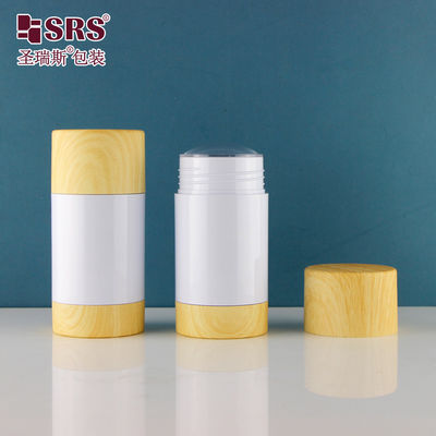 comprare Forma rotonda Colorato su misura Bottiglia di plastica Twist Up Contenitore di deodorante da 50 ml online manufacture