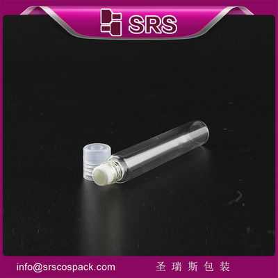 comprare SRS all' ingrosso bottiglia trasparente in vetro da 10 ml con rullo in acciaio inossidabile e tappo in PP online manufacture