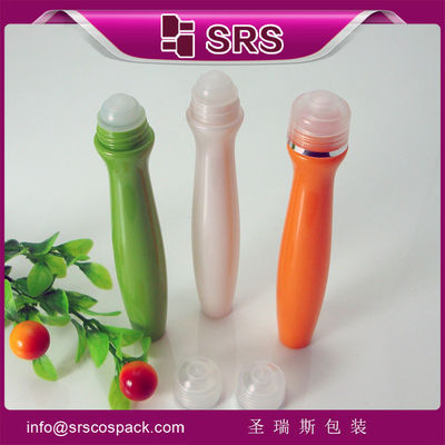 comprare SRS8447-15ml di alta qualità bottiglia a rulli a forma speciale con sfera di metallo per crema per occhi online manufacture