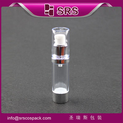 comprare SRS lusso Cosmetici Imballaggio di plastica 15ml 20ml 30ml rotondo Lozione viso Pompa senza aria Bottiglia online manufacture