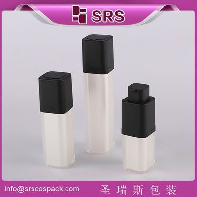 comprare SRS 2015 nuovo stile all'ingrosso 15ml 30ml 50ml pompa senza aria quadrata acrilica bottiglia vuota online manufacture