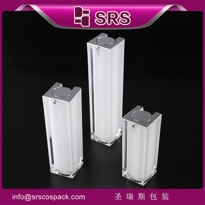 comprare SRS Airless Pump Cosmetic Contiene 15ml 30ml 50ml Luxury Acrylic Personal Care Packaging online manufacture