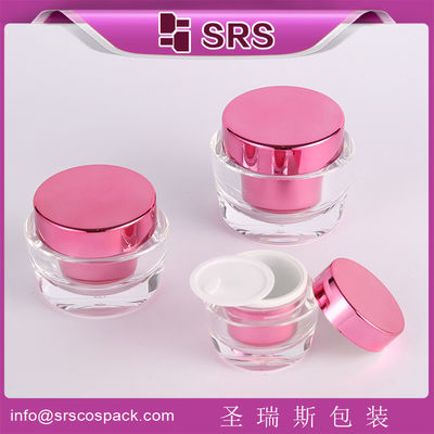 comprare Fornitore di barattoli cosmetici acrilici per la cura della pelle da 15 ml, 30 ml e 50 ml online manufacture