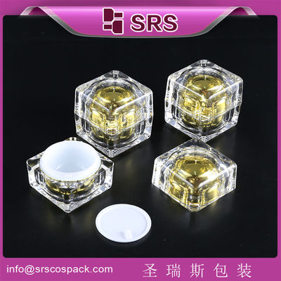 comprare Cina produzione professionale verniciatura piatto di forma quadrata trasparente vaso di crema online manufacture