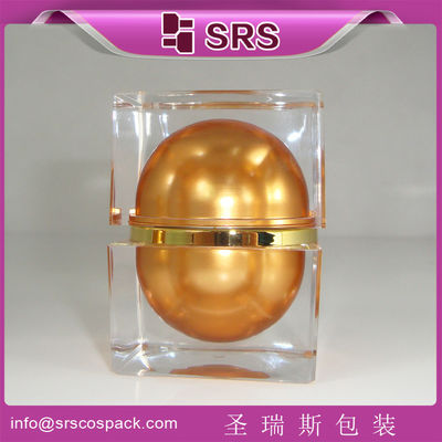 comprare J059 Bottiglia cosmetica in plastica trasparente a forma quadrata da 30 ml a 50 ml online manufacture