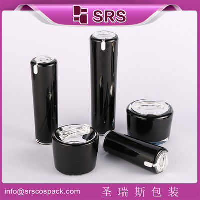 comprare SRS Cina all'ingrosso vasetti e bottiglie di crema vuota acrilica rotonda per imballaggi cosmetici online manufacture
