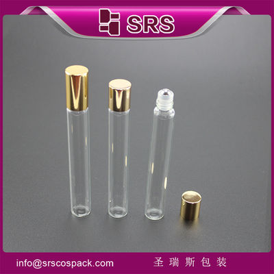comprare SRS contenitore trasparente di olio essenziale bottiglia di vetro vuota da 10 ml con rotolo sul tipo di sigillo online manufacture