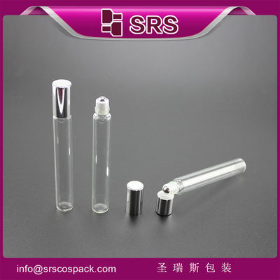 comprare SRS bottiglia vuota a sfera di vetro da 15 ml per profumo con tappo lucido in alluminio online manufacture