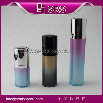 comprare Imballaggio cosmetico a colori gradienti da 15 ml a 30 ml a 50 ml, bottiglia senza aria di alta qualità online manufacture
