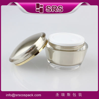 comprare contenitore in plastica dorata J035 15g 30g 50g online manufacture