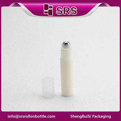 comprare colore bianco bottiglia vuota da 5 ml. bottiglia a sfera di rulli vuota con sfera di acciaio online manufacture