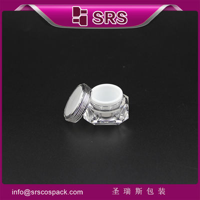 comprare J060 barattoli cosmetici a forma di diamante bianco online manufacture