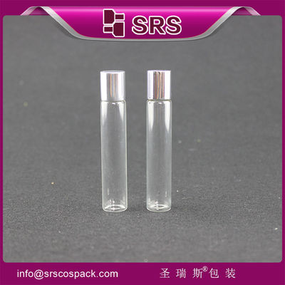 comprare 8 ml rotolo di vetro su bottiglia con sfera di metallo, bottiglia rotonda di olio essenziale online manufacture