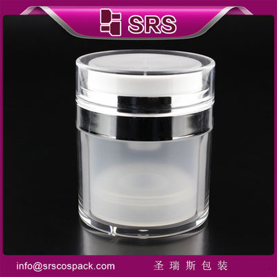 comprare A100 Bottone da 15 ml 30 ml 50 ml pompa bianca senza aria per crema per la cura della pelle online manufacture