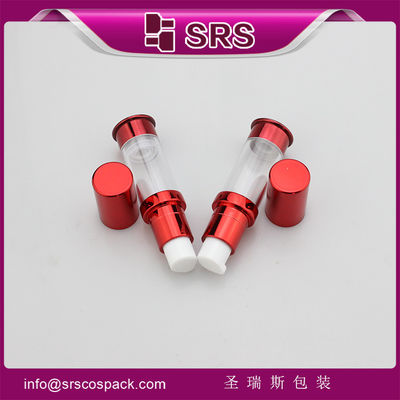 comprare A0214 bottiglia di pompa senza aria di colore rosso metallizzato di piccole dimensioni per siero online manufacture