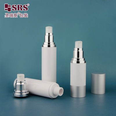comprare 15 ml 30 ml 50 ml Crema cosmetica lussuosa siero ricaricabile rotondo vuoto pompa senza aria bottiglia online manufacture