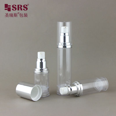 comprare Plastico trasparente AS imballaggio cosmetico vuoto pompa di lozione 30 ml bottiglia senza aria online manufacture