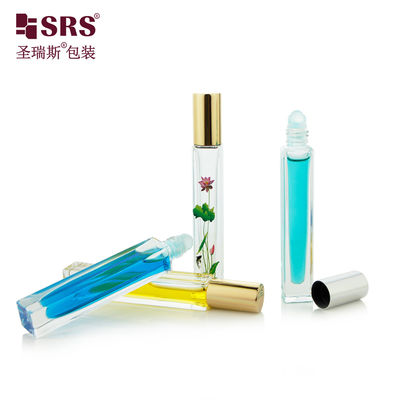 comprare 10 ml di rotolo a forma quadrata su bottiglie con stampa 3D Fiori Bottiglia a sfera a rulli online manufacture