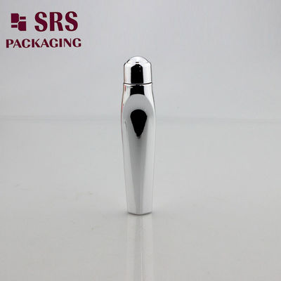 comprare Bottiglie a sfera PETG in argento metallizzato personalizzate da 12 ml con sfera di acciaio per crema per gli occhi online manufacture