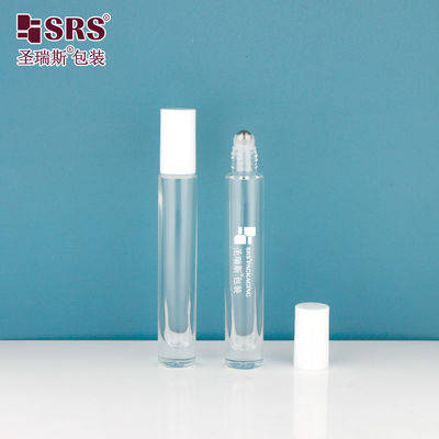 comprare GB1-10ML Bottiglia spessa personalizzata con tappo in vetro in plastica PCR con confezione a rotolo per profumi di oli per cosmetici e per la cura della pelle online manufacture