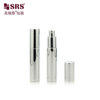 comprare BLPA 10ml vetro rotondo vuoto d' argento lucido con decorazione metallizzata bottiglia pompa a spruzzo per profumo online manufacture