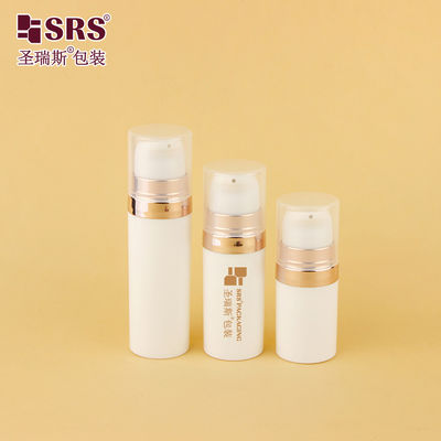 comprare A028 5ml 10ml 15ml 20ml vuoto PP rotondo Materiale riciclato tasca gel facciale pompa senza aria bottiglia campione iniezione colore personalizzazione online manufacture