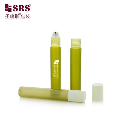 comprare RPP-15ML Contenitore di imballaggio di bottiglia di plastica finita a rotolamento per iniezione semitransparente di colore verde opaco online manufacture