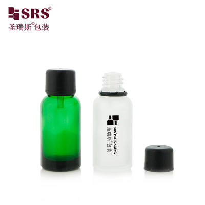 comprare G007 Bottiglia di vetro rotonda con tappo a vite, gocciolante verticale, inserimento di tappo a prova di manomissione, confezionamento di olio liquido a colori personalizzati online manufacture