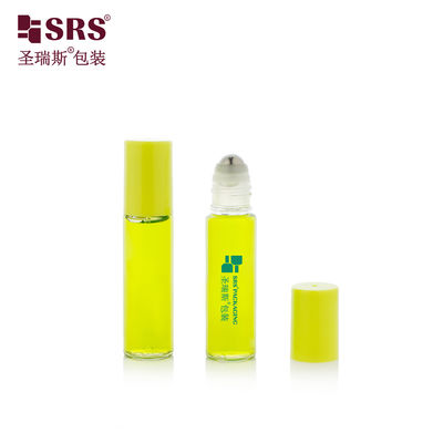 comprare PET-10ML Plastic PET Chiara Superficie lucida Rolla su Bottiglia Applicatore Contenitore Imballaggio Con Massaggio a sfera di acciaio online manufacture