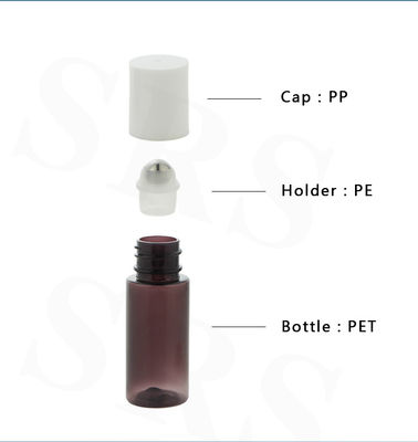 comprare Flacone roll-on PCR in plastica da 10ml ~ 170ml Trasparente Personalizza colore Flacone con sfera a rullo Nessuna perdita per siero occhi, deodorante, gel online manufacture