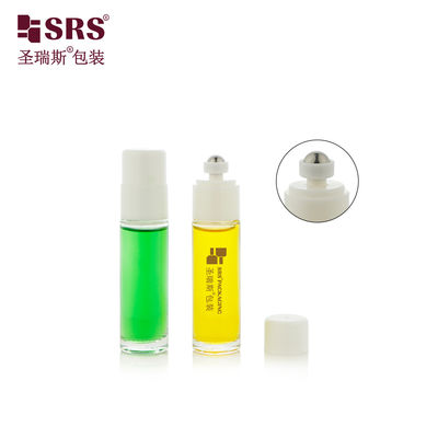 comprare BLPB 15ml Trasparente All'ingrosso Personalizzazione Stampo Bottiglia Roll On in Vetro Con Interruttore Rullo Sfere in Acciaio Bottiglie per Profumo online manufacture
