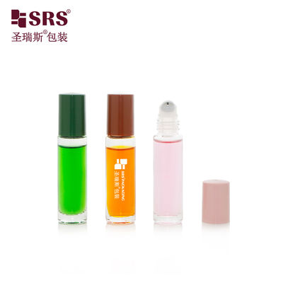 comprare BLPM-10ML Iniezione Vetro a colori personalizzati Roll-On PP Cap Verniciato Bottiglia a sfera di acciaio a rulli per capelli Essenza profumo online manufacture
