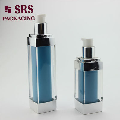 comprare Imballaggio Shengruisi L052-30ml 50ml 80ml 120ml acrilico quadrato bottiglia di lozione cosmetica online manufacture