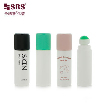 comprare RPPD1-90ML New Color Plastic PP PCR Roll On Deodorant Gel Bottles With Child Proof Cap online manufacture