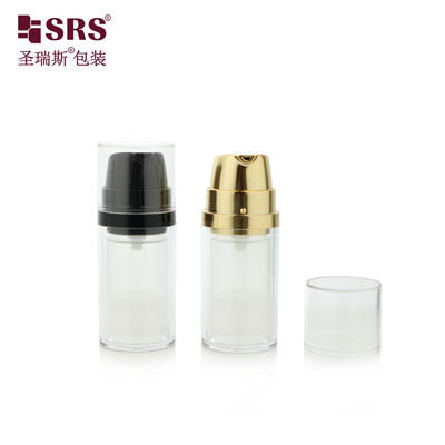 comprare SRSA404 15ml 30ml 50ml Transparent AS Plastic Airless Bottle For Facial Gel Serum Packaging online manufacture