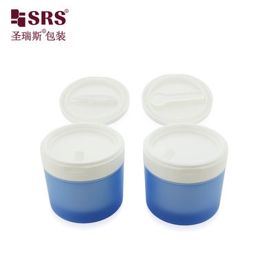 comprare SRS1 120g 150g Luxury Empty Toner Pads Plastic Double Wall PP PCR Jar With Flip Cap Tweezer and Spoon online manufacture