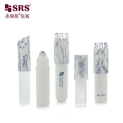 comprare BLPM-10ML Rotolo di vetro trasparente trasparente in bottiglia con apertura di muffa a tappo di plastica di forma unica online manufacture