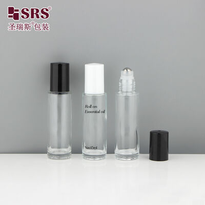 comprare Flacone roll-on in vetro ambrato trasparente di lusso BLPM-15ML SRS a parete spessa per profumo e olio essenziale online manufacture