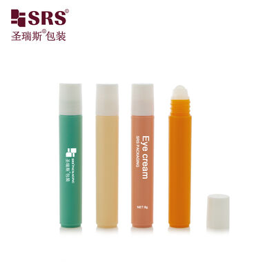 comprare Flacone a sfera rotonda in materiale riciclato PP PCR da 8 ml per iniezione RPP, colore opaco, in plastica, per gel trattamento acne online manufacture