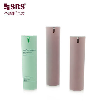 comprare SRS-FO 30ML 50ML Bottiglia di pompa senza aria rotonda PP per lozioni per il viso Contenitore di imballaggio cosmetico online manufacture