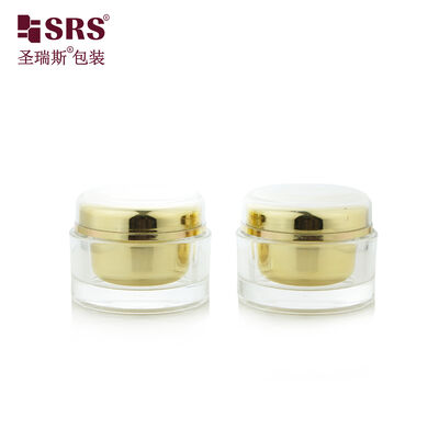 comprare J020 50 g Vaso di plastica vuoto in oro lucido metallizzato per crema per il corpo online manufacture