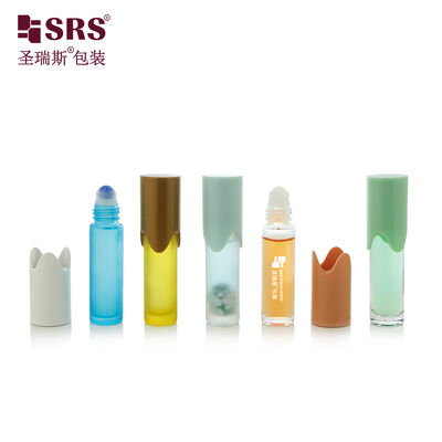 Acquistare BLPY Flacone roll-on in vetro vuoto da 10 ml con tappo a forma speciale per olio essenziale online manufacture