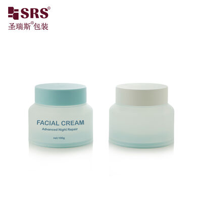 Acquistare Barattolo di crema in PP a doppia parete con logo personalizzato SRST Contenitore per imballaggio cosmetico da 30‑100 g online manufacture