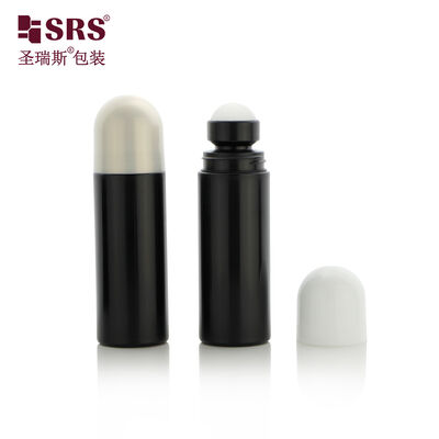 Acquistare Bottiglia nera personalizzata RPPD da 3 once con tappo a cupola per flaconi a rulli in gel di raffreddamento da uomo online manufacture