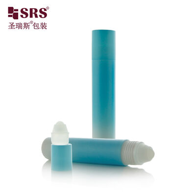 Acquistare Contenitore vuoto in plastica da 20 ML con logo personalizzato, flacone per olio cosmetico roll-on con sfera in plastica online manufacture
