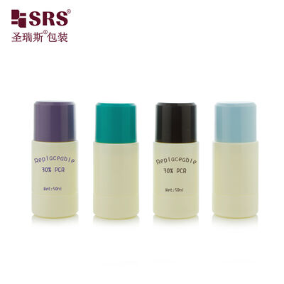 Acquistare Wholesale Custom Logo 50ml/70ml Rimpiazzabile Roll On Bottle Empty Rollerball Packaging per deodorante e olio essenziale online manufacture
