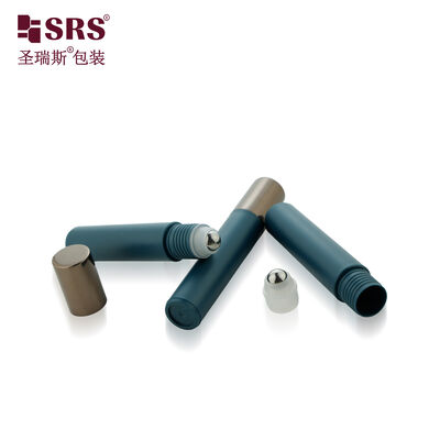Acquistare Rotolo in PP di colore personalizzato su bottiglia da 12 ml con sfera in acciaio e tappo in alluminio per contenitore di liquidi per la cura della pelle da viaggio online manufacture