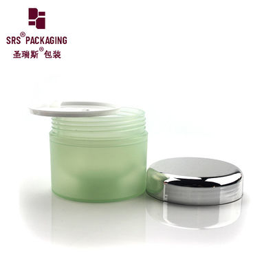 comprare SRSK doppia parete rotonda PP maschera per il viso di plastica 1 oz barattoli online manufacture
