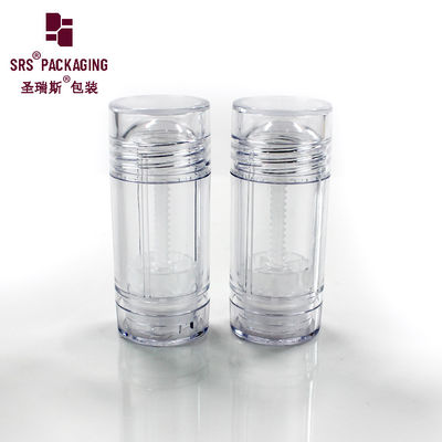 comprare D042 contenitore di deodorante vuoto trasparente di plastica a forma rotonda online manufacture